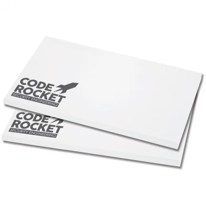 50 adhesive notes, 125x75mm