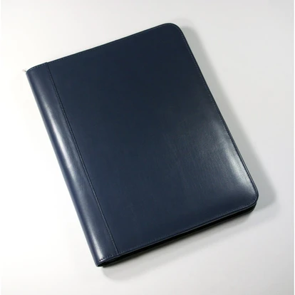 Warwick A4 Zipped Folder in Navy