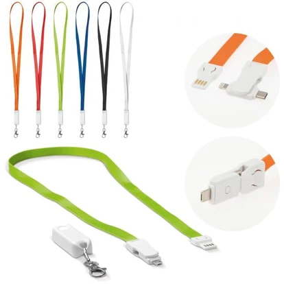 Keycord charging cable 3-in-1