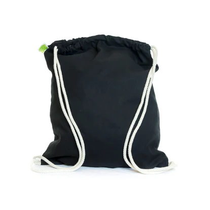 Eco Black  Drawsting Bag