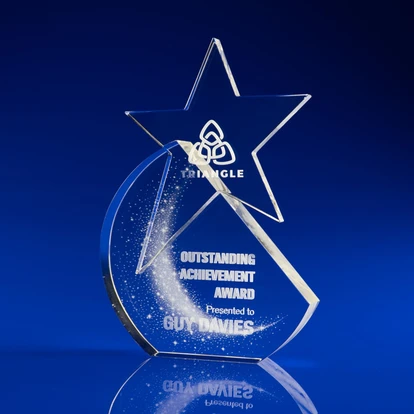 Star Shine Crystal Award