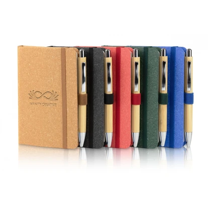 A6 Recycled Paper Envirobook & Pen Set