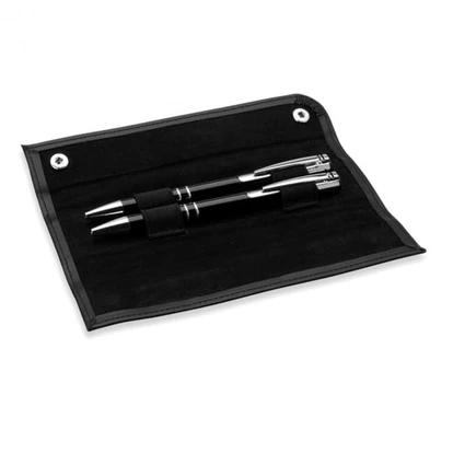 Pen and pencil set in PU pouch