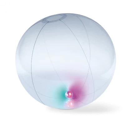 Inflatable beachball w light