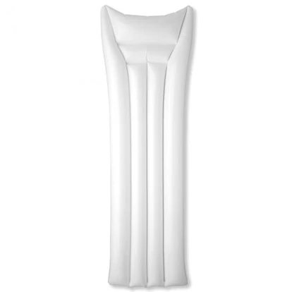 PVC mattress beach solid white