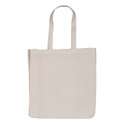 Promotional 10oz Natural Canvas Shopper With Full Gussett