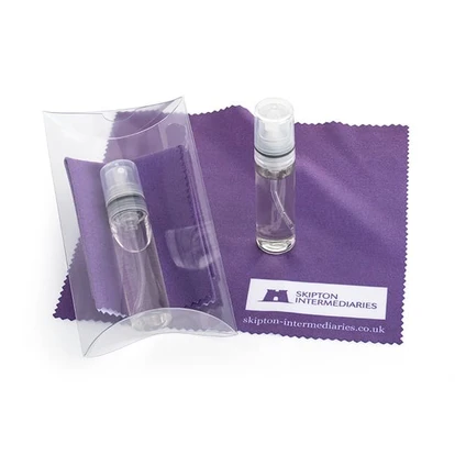 2pc White Screen & Glasses Cleaning Pillow Pack