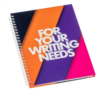 Hardcover Wire-O A5 Notebook