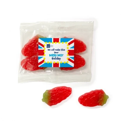 4 Jelly Strawberries Sweets