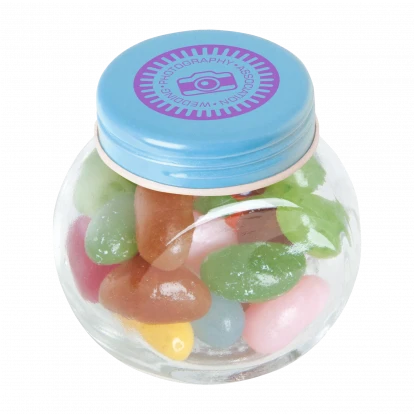 Small Glass Jar With Jelly Beans