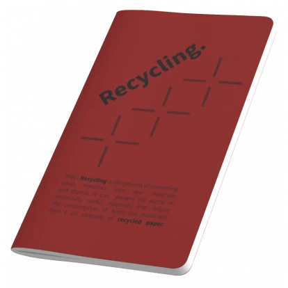 Mindnotes Sewn Enviro-Smart Book Cherry