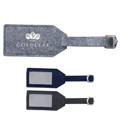 RPET felt luggage tag