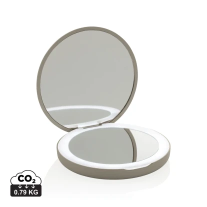 Lumora RCS recycled plastic LED re-chargeable make-up mirror
