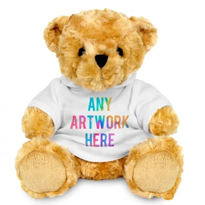 Victoria Bear In White Hoodie 19cm