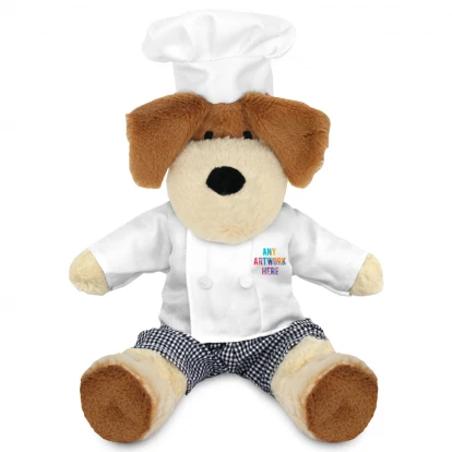 Darcy Dog In Chef Outfit 20cm
