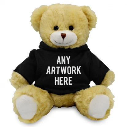 Elizabeth Bear In Black Hoodie 20cm