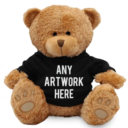 Edward I Bear In Black Hoodie 22cm