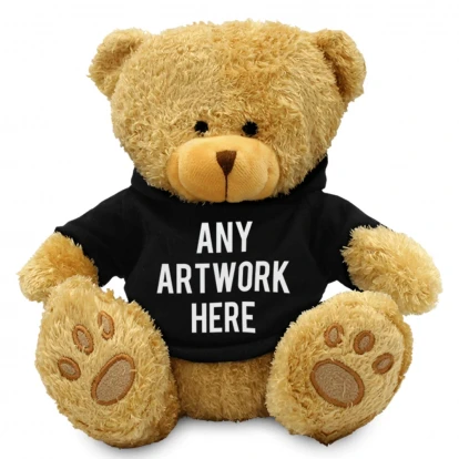 Edward II Bear In Black Hoodie 22cm
