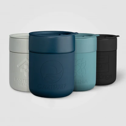 Obsidian Matte Ceramic and Silicone Mug 295ml